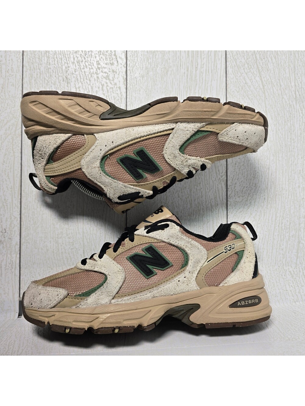 New Balance 530 MR530SND Linen Incense Women’s 6.5 Men’s 5 Sneakers